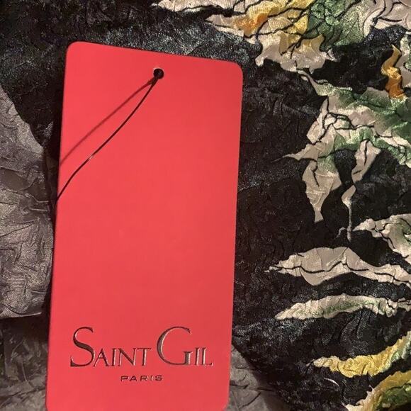 NWT SAINT GIL PARIS FLORAL BLAZER‎ SZ L - Picture 8 of 8